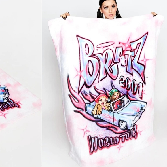 Bratz Other Rare 20 Bratz Dolls Fleece Blanket Throw Bratz Pack